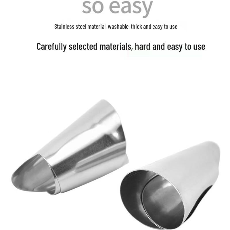 Stainless Steel Finger Protectors & Peeler Set