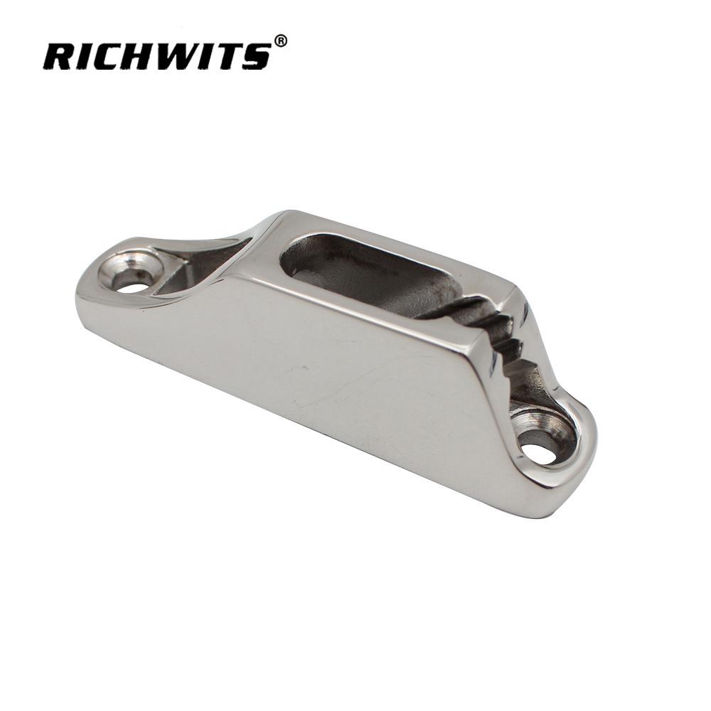 RICHWITS Marine 316 Stainless Steel Rope Cleat & Sailboat Speed Limiter