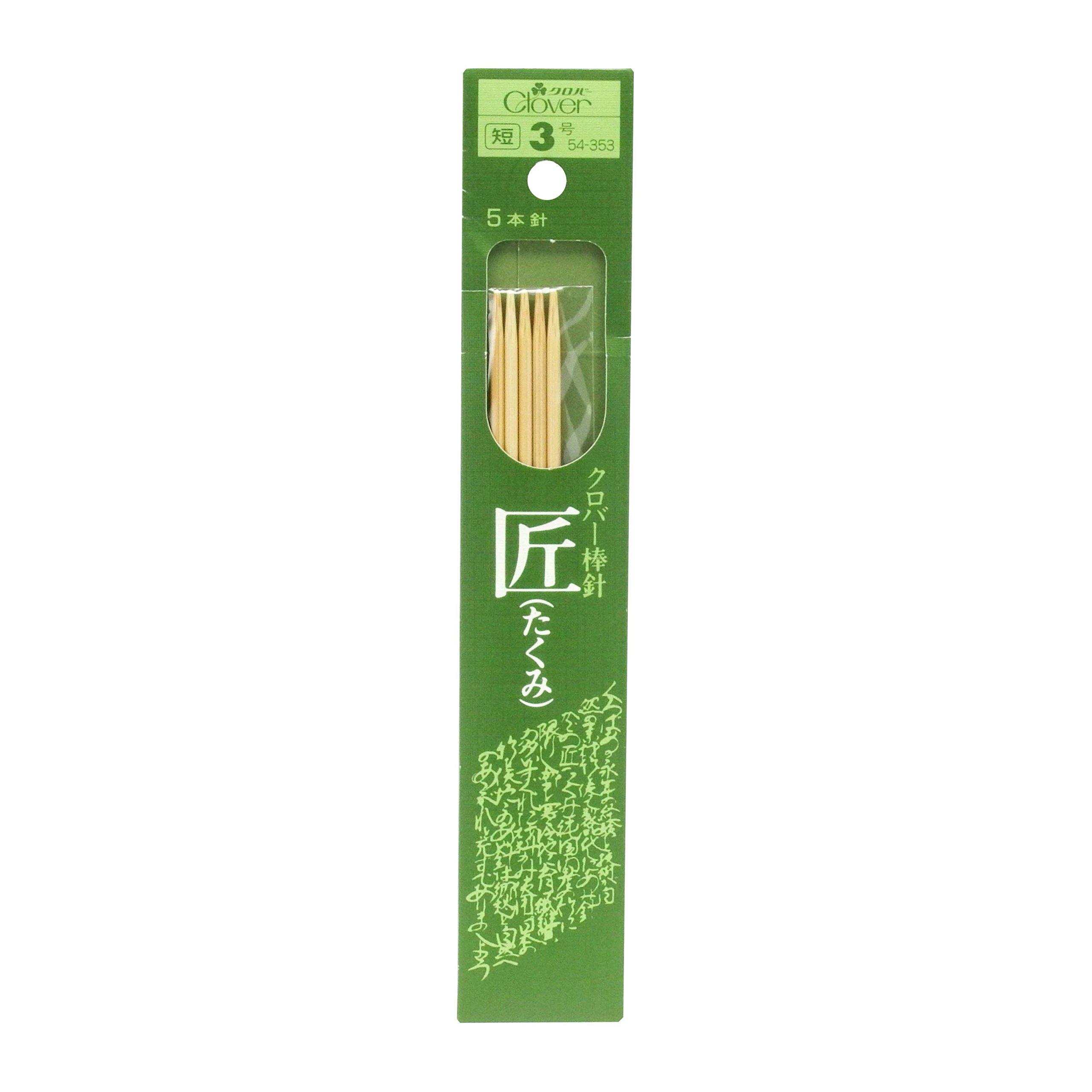 

Clover Knitting Needles 16cm Size 1 Takumi 5-Needle (Short)
