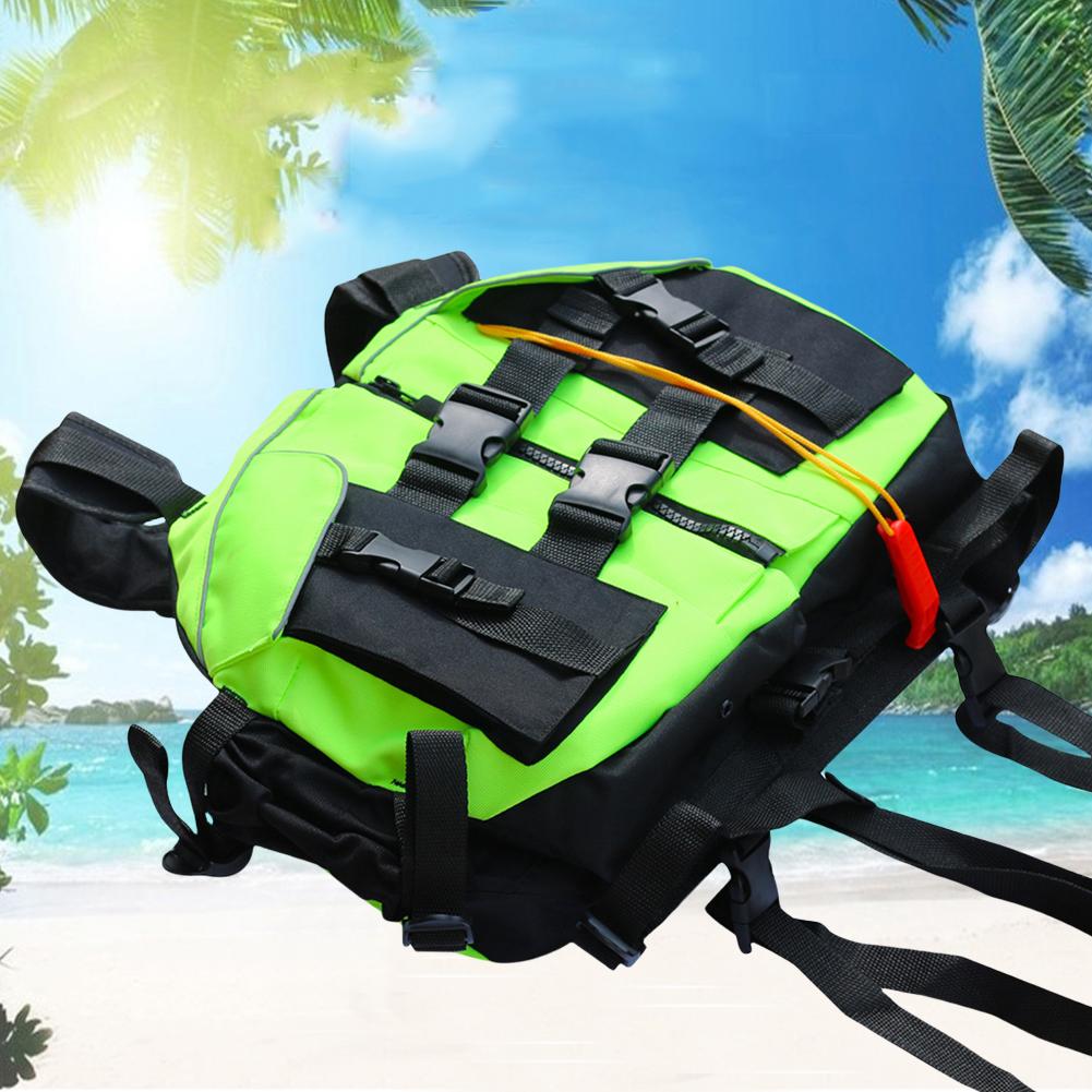 Life Jacket Survival Swimsuit Adjustable Safety Vest High Buoyancy Life Vest Dual Buckle Swim Vest for Kayaking Rafting Boating
