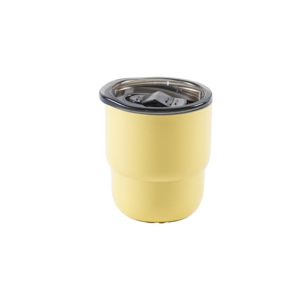 Leak Proof Coffee Cup Stainless Steel Travel Mug Minimalist Insulated Mug  Travel жёлтый