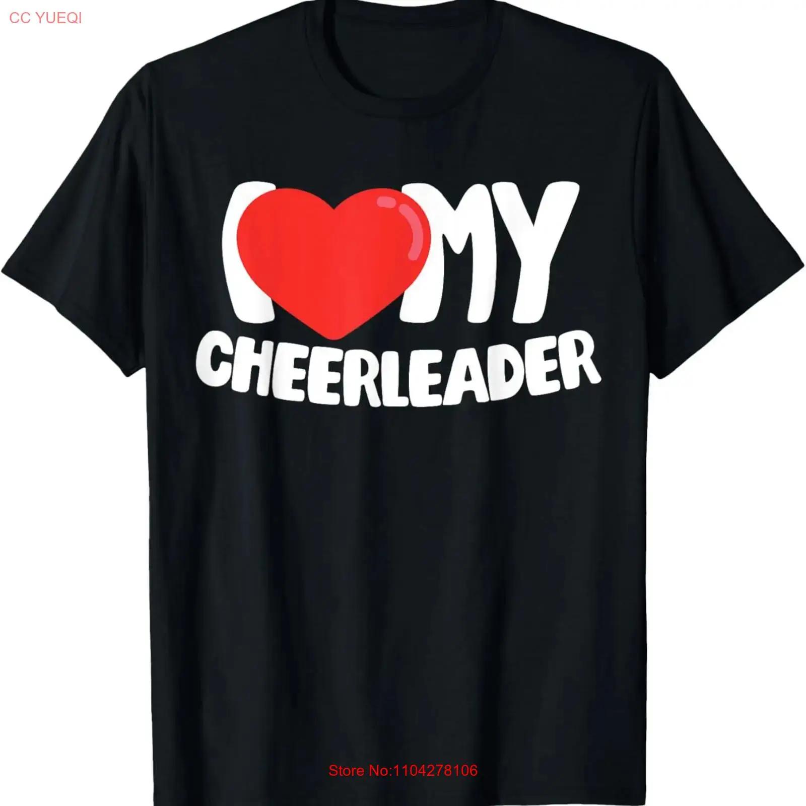 

I Love My Cheerleader T Shirt vintage Washed homme Casual Unisex designer clothes Stylish Breathable Soft Versatile graphic 5XL різнокольоровий