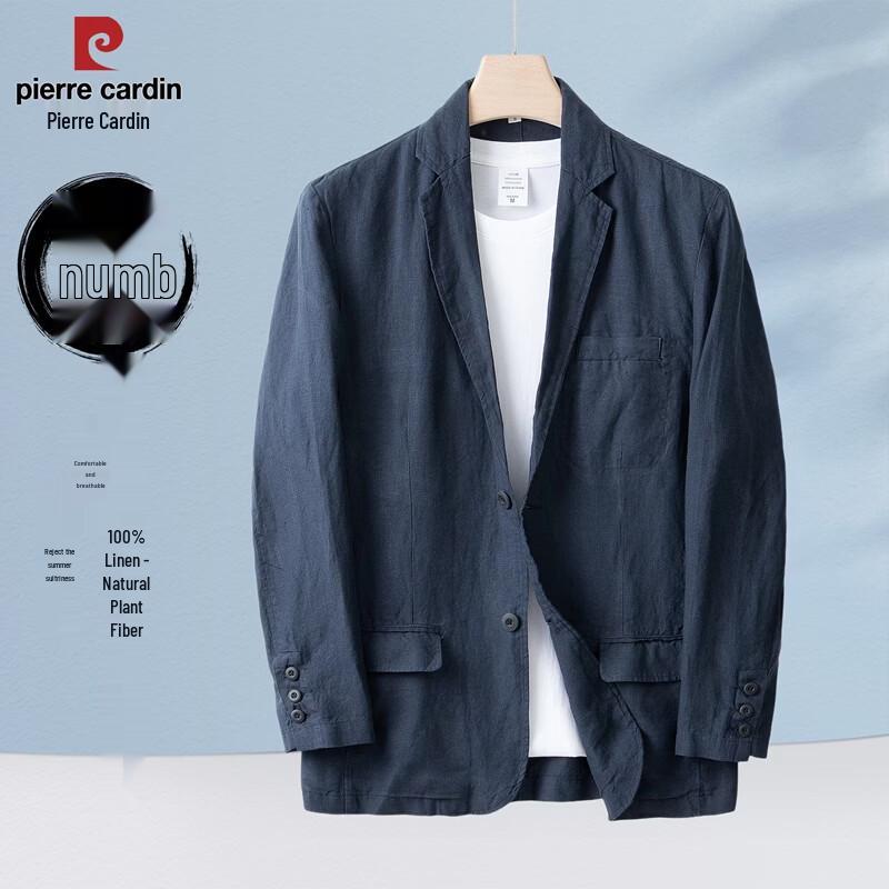 Pierre Cardin Men s Breathable Linen Business Suit Jacket 2XL