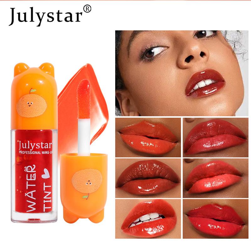Glossy Mirror Lip Glaze Set Lip Dye Not Easy To Fade Non-stick Cup Moisturizing Lipstick Water