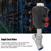 Angle Seat Valve Air Actuated Thread Connection Stainless Steel Thickened Plastic Case Steam Valve1 2in DN15