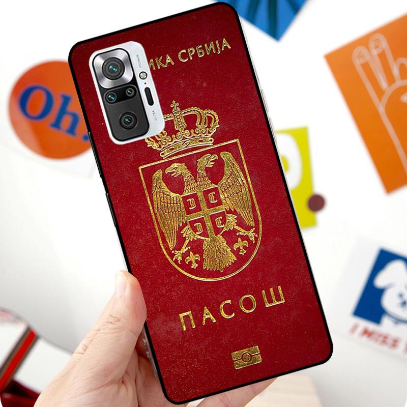 Flag of Serbia Serbian Case For Xiaomi Redmi Note 12 Pro 11 8 9 10 Pro 9S 10S 11S 12S Redmi 12C 10C 9C 10A Cover