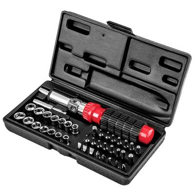 Screwdriver Bits and Sockets with Holder, Set of 40