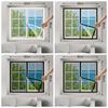 Self-Adhesive Design Self-Adhesive Window Screen Retractable Mesh Flexible Mesh Drill-Free Stick-On Door Curtain