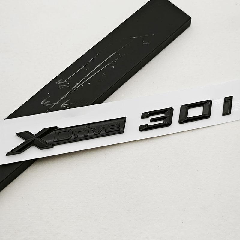 3D ABS Car Styling Logo XDrive 30i 30d Rear Trunk Badge Door Waist Line Emblem Decals For BMW X3 G01 X4 G02 X5 G05 X6 G06 X7 G07