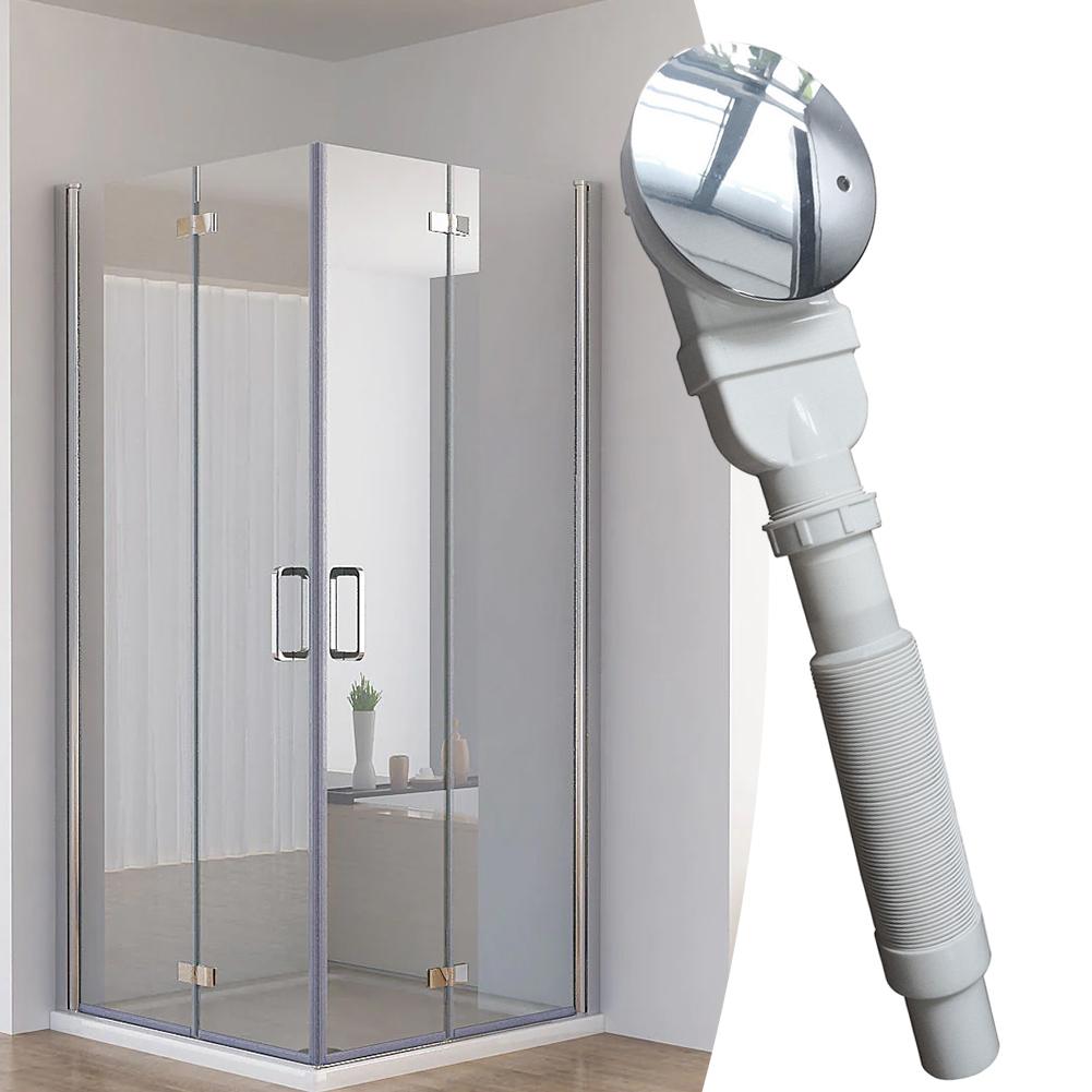 Shower Bathroom Tray Showering 90mm Diameter ABS Modern Plastic Replacement Supply Trap Waste Waste Hole White