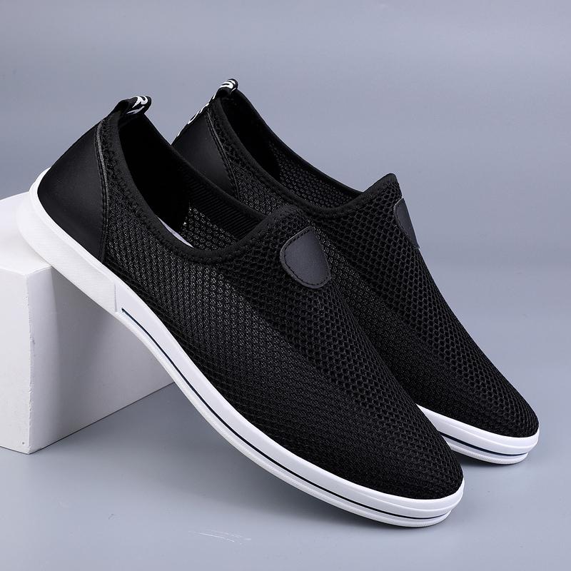 Fashion Breathable Summer Men Shoes Casual Brand Mens Loafers Hollow Out Moccasins Lightweight Slip On Male Boat Flats Driving Footwear