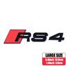 3D ABS RS3 RS4 RS5 RS6 RS7 RS8 Emblem Car Body Rear Trunk Decoration Stickers Accessories For  kcpn5 A4 A6 C7 8V B6 B7 Q7 B8 A3 8P