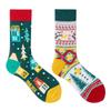 Calzini AB Asimmetrici Trendy Divertenti per Coppia Anatra Mandarina Colorati Calzini a Mezza Gamba SMLSOX