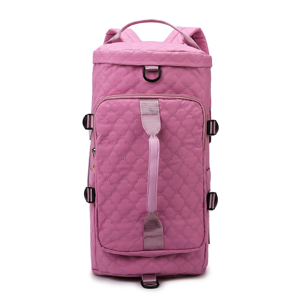 Multifunctional large-capacity fashion and leisure portable shoulder travel bag dry and wet separation sports fitness bag strap shoe compartment