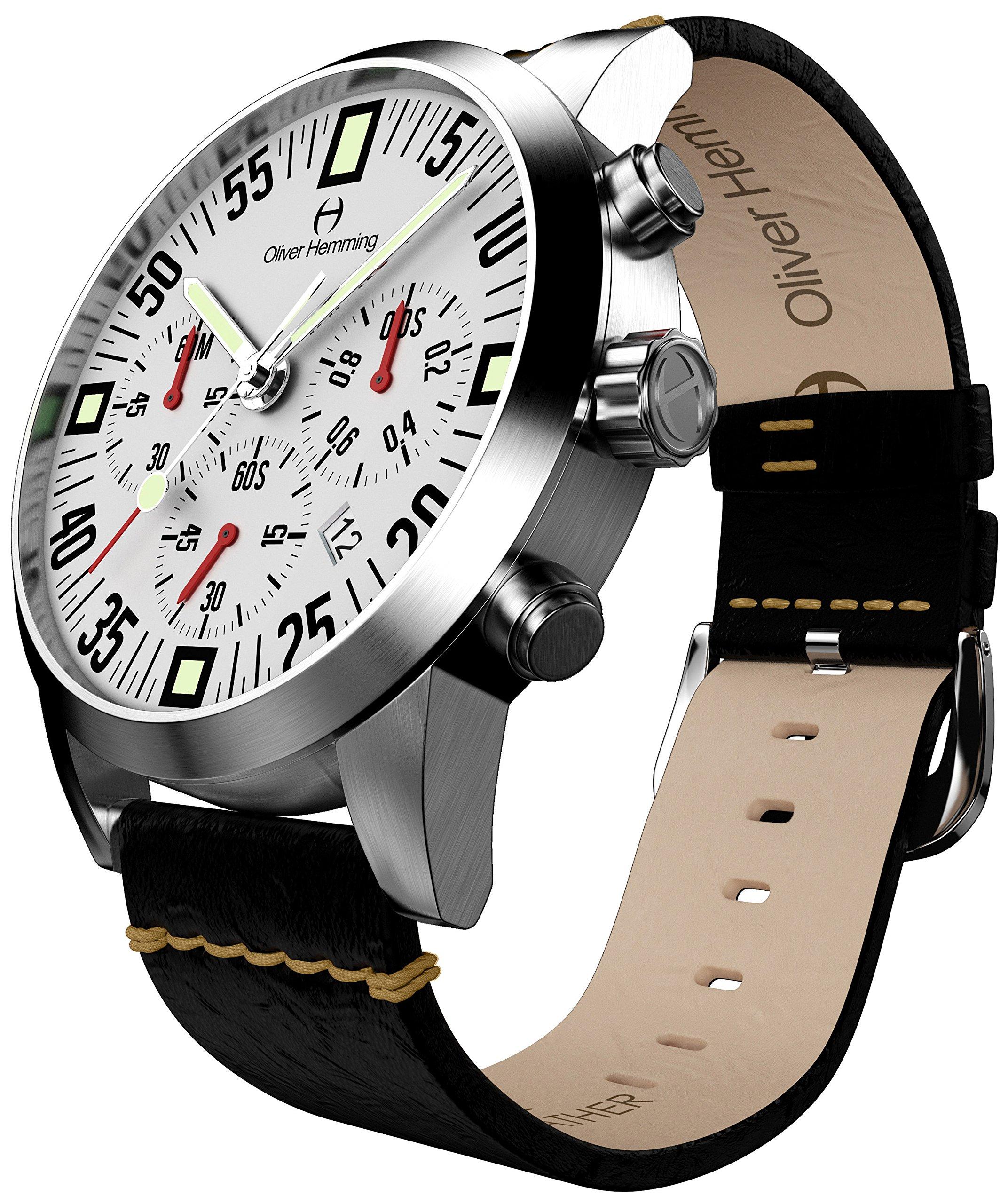 

Oliver Hemming Watch British Brand Japanese Quartz Chronograph WTC17SB80WVB [Item]