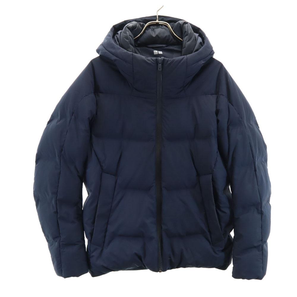 

Uniqlo Бесшовная пуховая парка M Темно-синяя Куртка Мужская Б/у