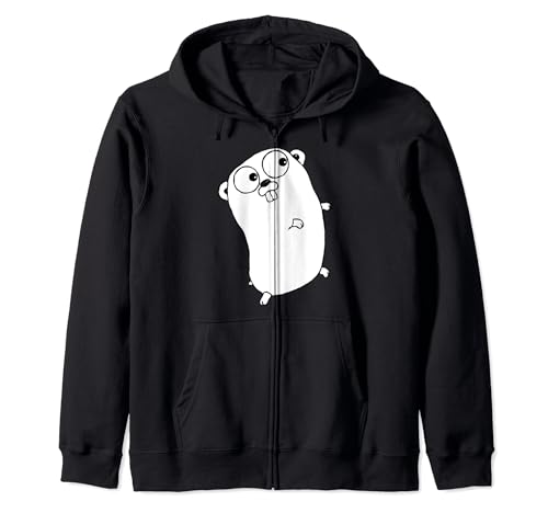 Gogoran Programming Language Logo Mascot Gopher Zip Hoodie