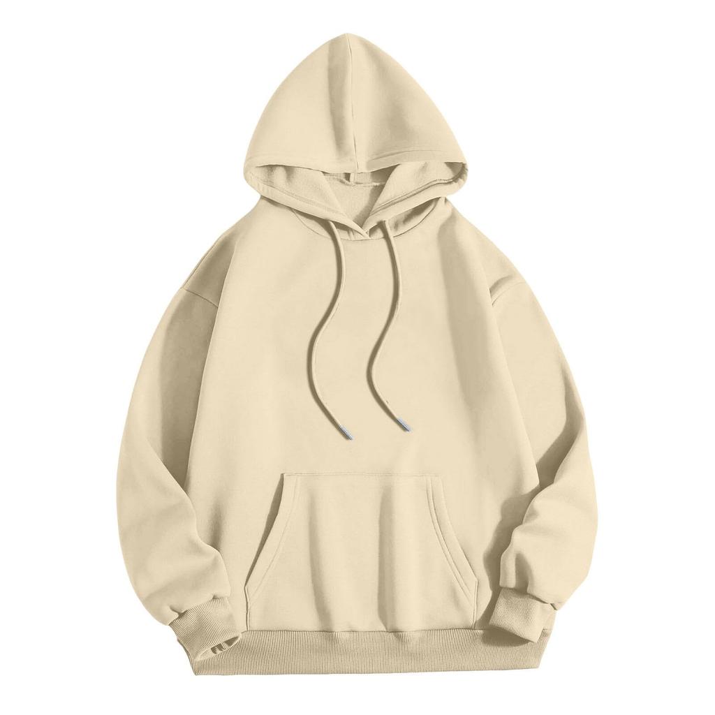 Women's Letter Print Hooded Sweatshirt Long Sleeve Pullover