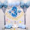 40 Inch Giant Blue Digital Balloons 0-9, Anniversary Party Decoration Supplies, Birthday Balloons