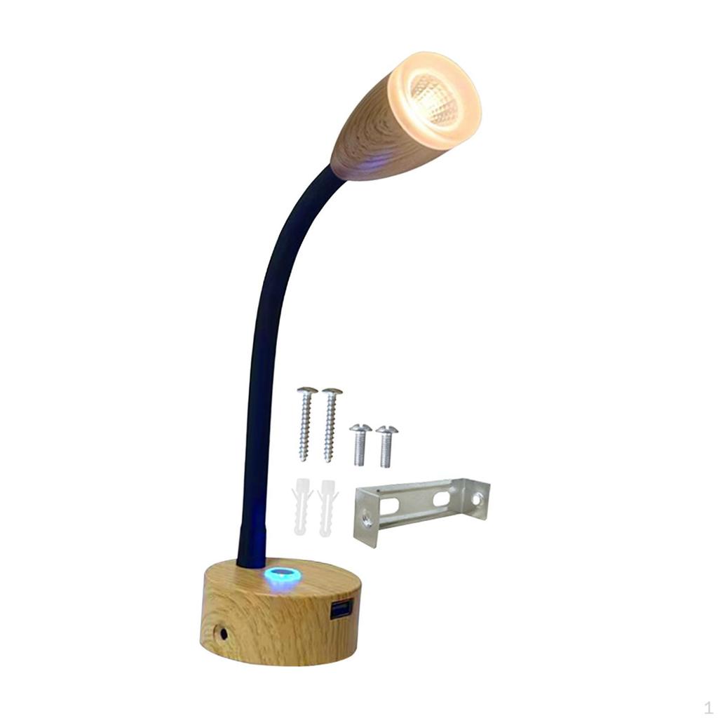 Portable LED Desk Lamp with Touch Control And USB Charging for Home Office