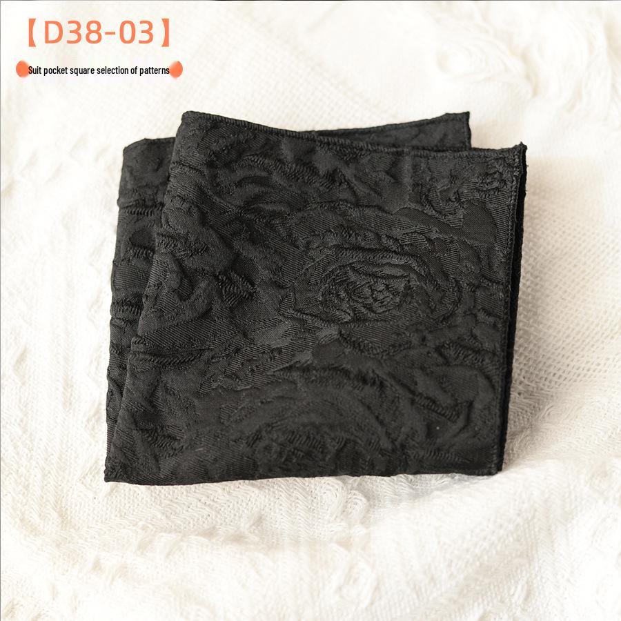 Mouchoir de poche pour costume trois-dimensions au design rétro de luxe