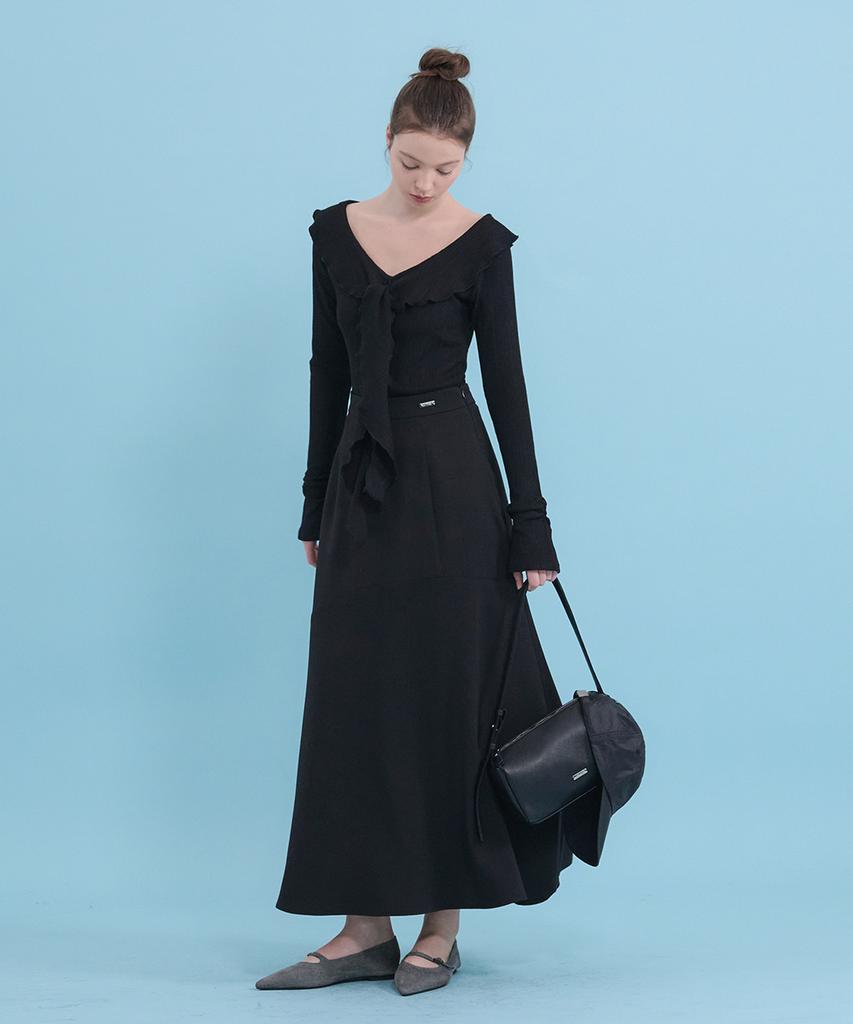 Micene Dyna Flare Maxi Skirt