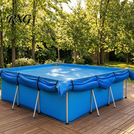 Tragbare Poolabdeckung Bündelgurte 6 Stück Solargurte, Lagerung Verstellbare Nylon Klettverschluss Strapazierfähige Bänder für Aufstellpools,