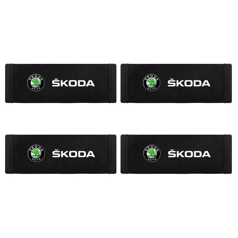 Valve Stems & Caps Car Roof Handle Protection Cover Gloves For Skoda Fabia Superb Rapid Mk3 Car Styling EC6