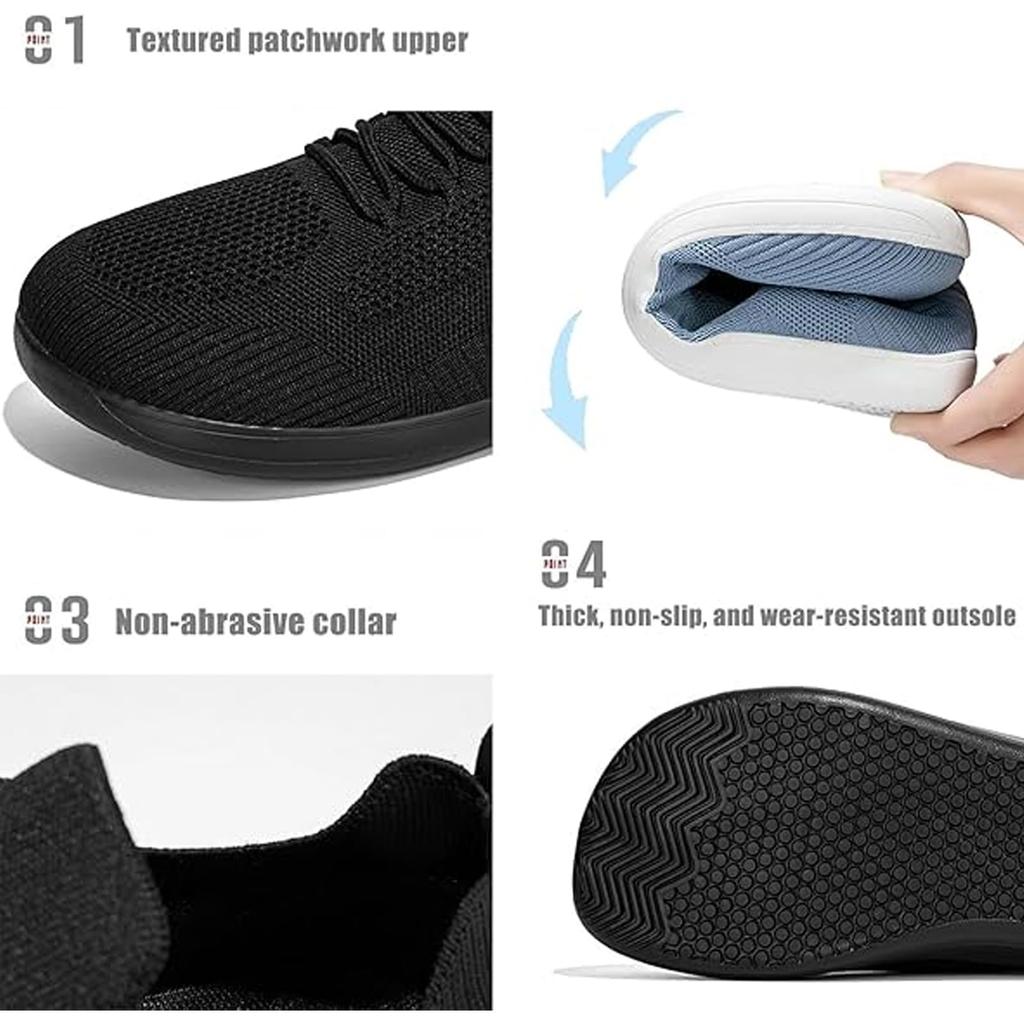 Men's Breathable Outdoor Walking Camp Shoes, Casual Sports Comfort, Ultra-light Mesh Wide-toe Shoes