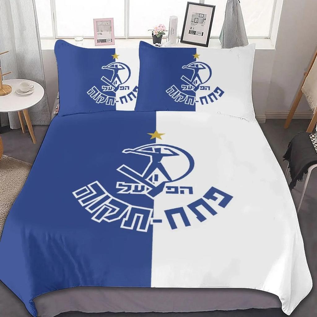 3D Printed Hapoel Petah Tikva Bedding Set Pillowcase Duvet Cover Double Twin Full Queen King Adult Kids Bedclothes Quilt Cover