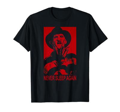A Nightmare On Elm Street Freddy's Never Sleeps T-Shirt