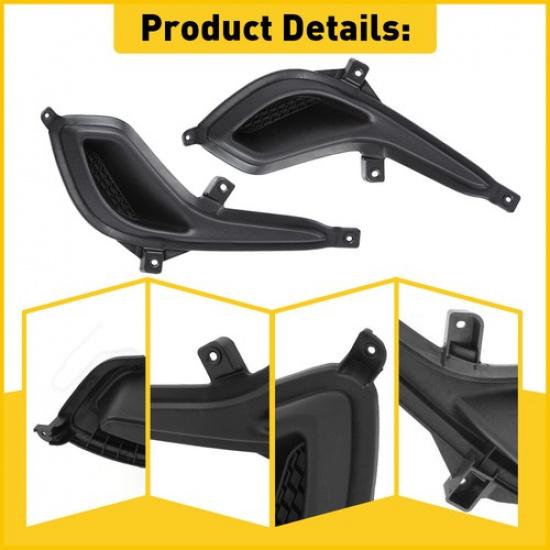 For Hyundai Accent 2012-2017 Left Right & Side Front Fog Light Lamp Cover Bezel