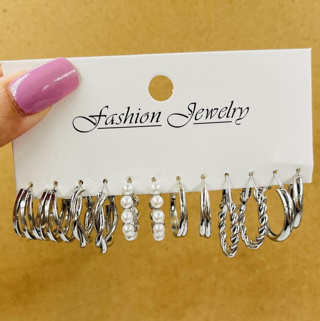 XP17 Perlenohrring-Set - Trendig und modisch