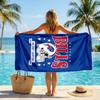 Bills Team Fashion Beach Towel: Ideal for Summer Adventures Soft, Absorbent and Quick Drying Suitable for Swimming and Bathing