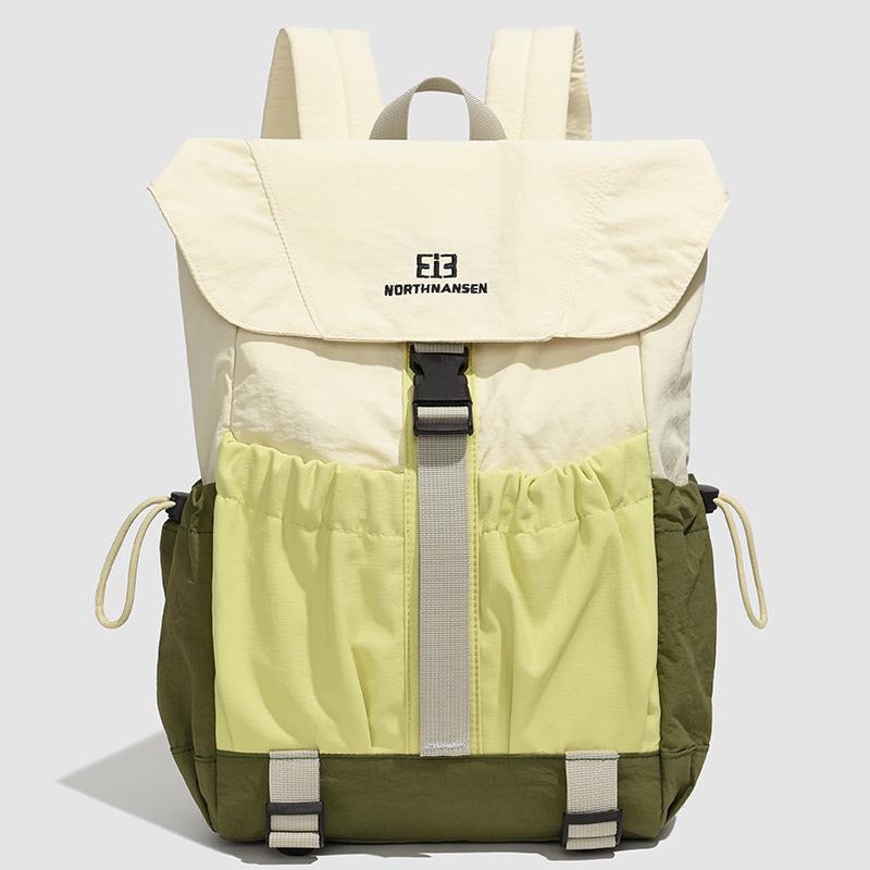 Outdoor Color Contrast Backpack Lightweight Sports Travel Bag Couple's Backpack Large Capacity Student Schoolbag