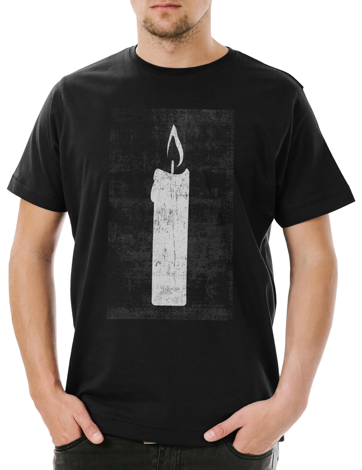 Tarot The White Candle Men s T-Shirt Tarot Card Cards Card Eye Illuminati 4XL