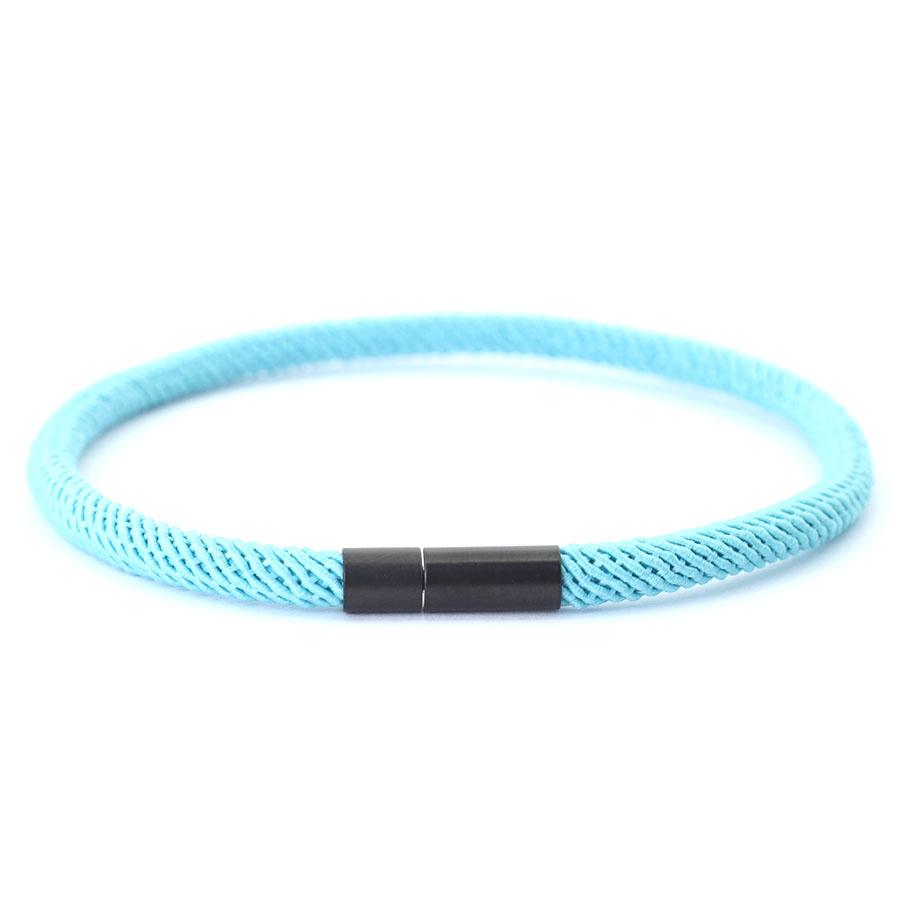 

Simple Style Grade A Rope Bracelet For Men Women Multiple Colors Available Outdoor Sports Casual Cycling Couple Braslet Pulsera 18.5cm(7.3inches) светло-синий