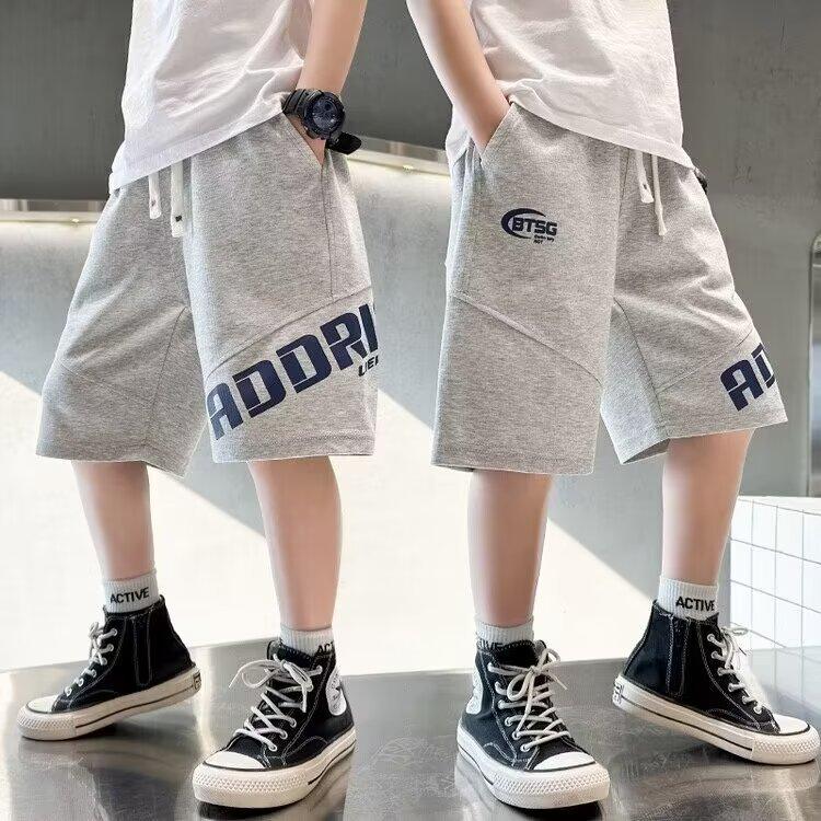 Boys' Summer Shorts 2025 New Style for Kids Boys Summer Thin Sports Mid-Length Pants Street Fashion