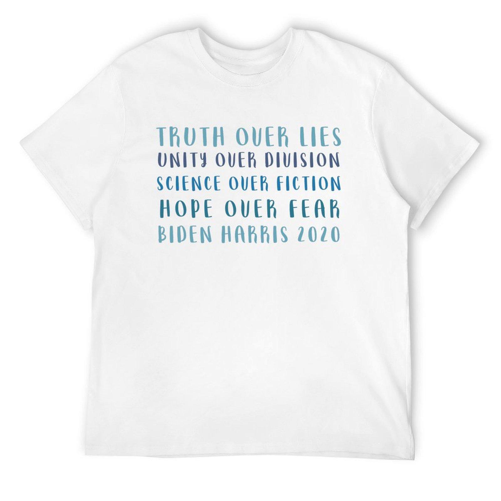 Truth Over Lies T-Shirt vintage anime shirt basketball graphic tees kawaii clothes shirts graphic mens big and tall t shirts S