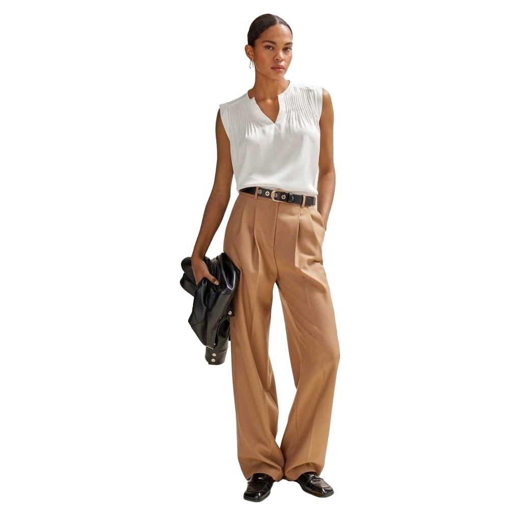 Boss Womens/Ladies Pintuck Notch Neck Regular Blouse