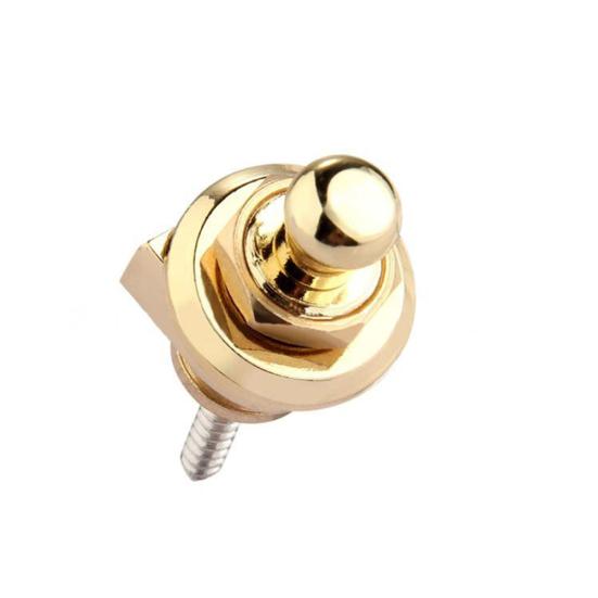 Anti-Slip Metal Guitar Strap Locks Fasten Security Guitar Bass Locking Button