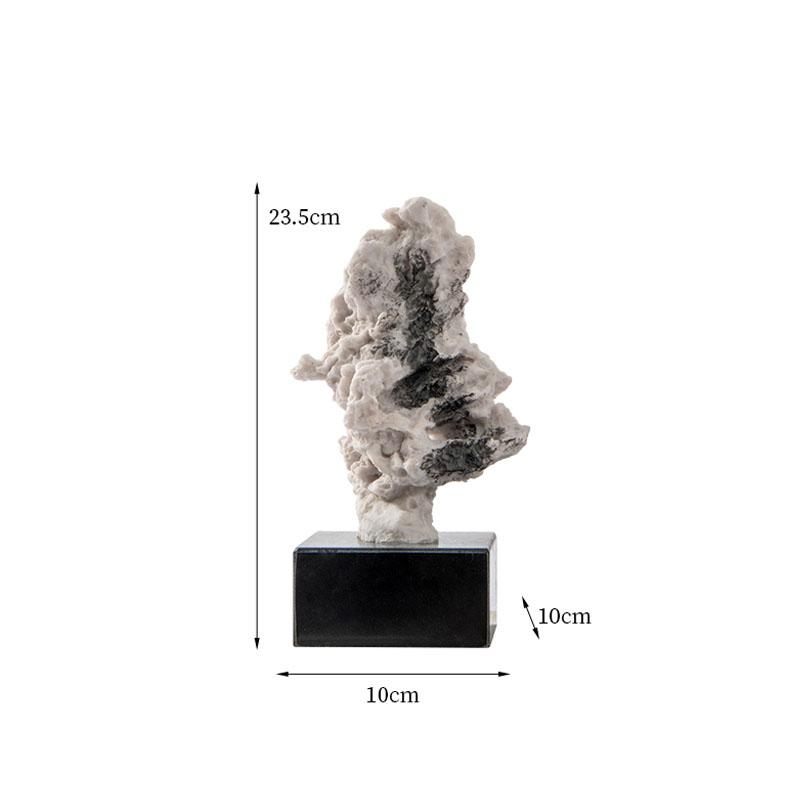 Taihu Stone Rockery Landscape Sculpture Desk Decoration Ornaments  Creative Coral Statue Room Aesthetics Decor Modern Crafts