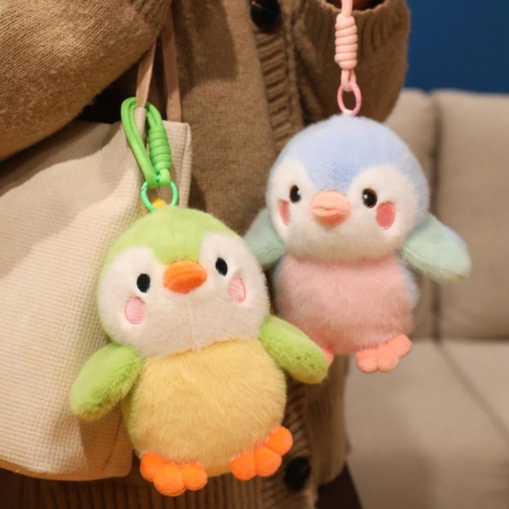 Realistic Parrot Pendant Doll Cute Animal Bird Doll Pendant Plush Bird Keychain Boys and Girls