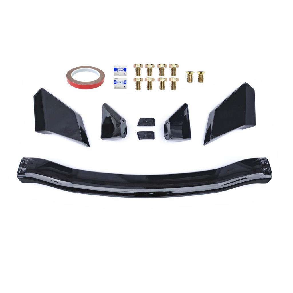 TR Style Rear Wing Spoiler Kit: Fits 2006-2009 Honda Civic, Non-Destructive Install
