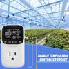 Digital Display Smart Thermostat Fish Tank Touch Screen Regulation Socket Temperature For Pet A C2A2