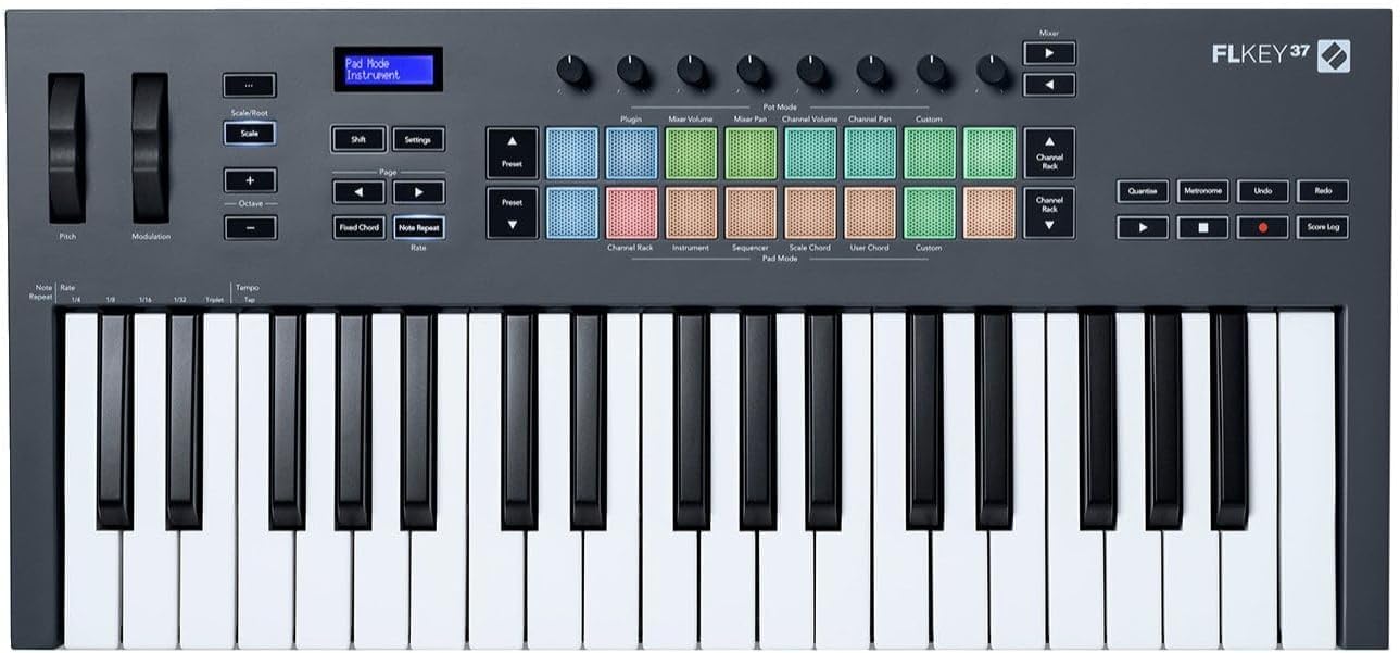 

КЛАВИАТУРА MIDI KEY 37 novation/FL белый