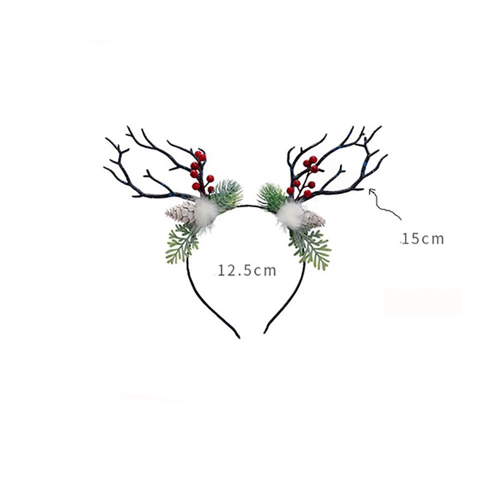 Branch Deer Horns Flower Hair Accessories Antlers Headband Korean Style Head Hoop Women Hair Band