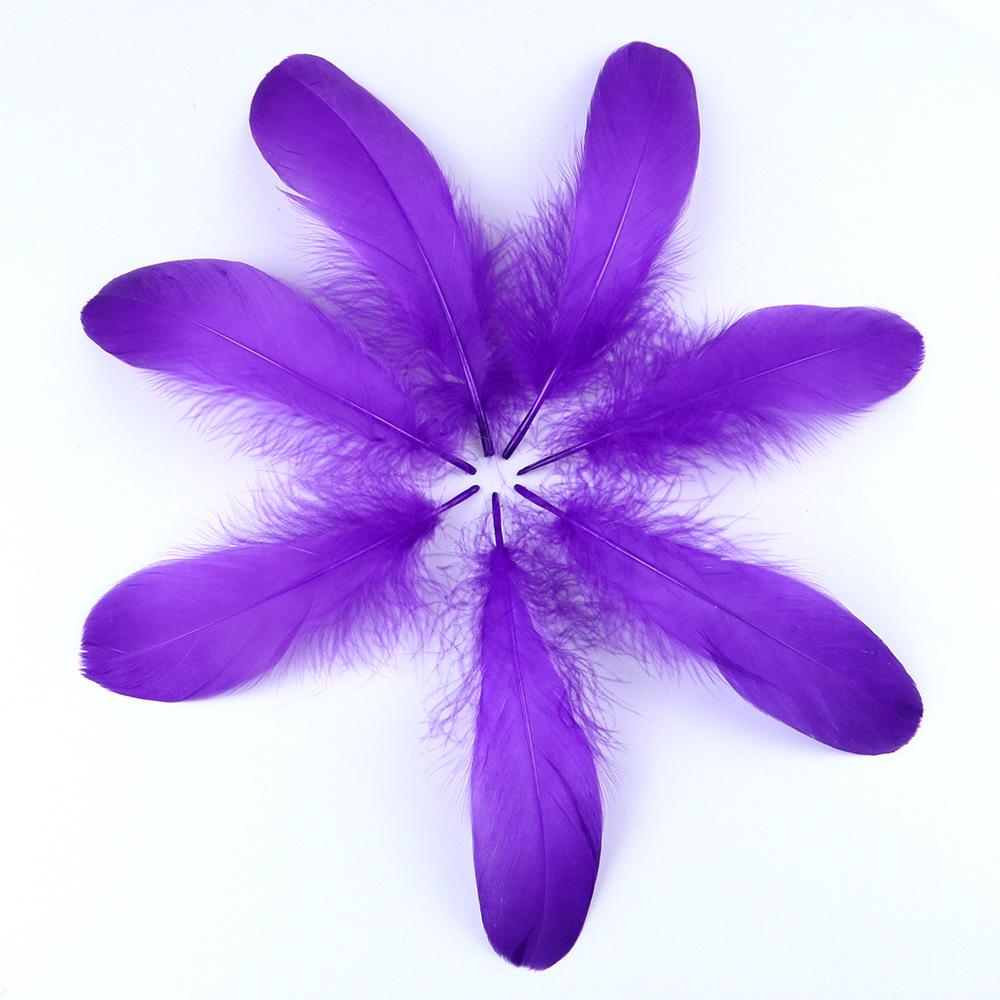 Goose Feather Diy Colorful Feather Soft Large Floating Feather Headdress Craft Decoration Material