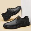 New Italian Handmade Leisure Men Oxford Shoes Trendy Minimalist Genuine Leather Work Shoes Lace Up Casual Leather Business Shoes