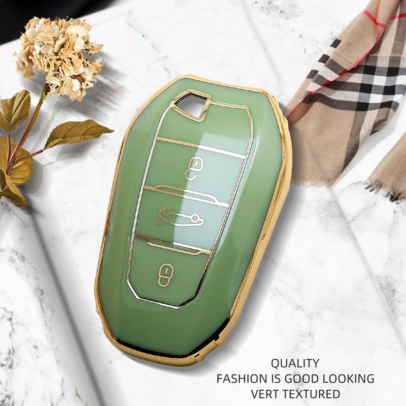 

Роскошный чехол для дистанционного ключа автомобиля для Peugeot 308 408 508 2008 3008 4008 5008 для Citroen C4 C4L C6 C3-XR Picasso DS3 DS4 C Only Key Case